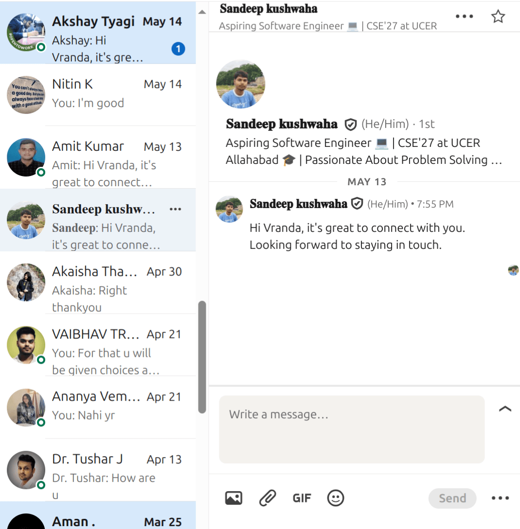 LinkedIn Chat